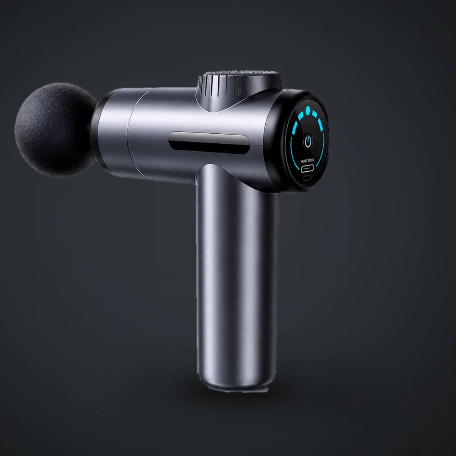 Mobile Sports Massage Gun — Product — graphite square